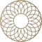Ekena Millwork Cannes Wood Fretwork Pierced Ceiling Medallion, Hickory, 38"OD x 13"ID x 1/4"T CMWP38X38X0250CNHI - alternate 2